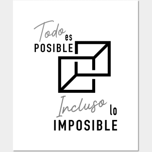 Todo es posible Posters and Art